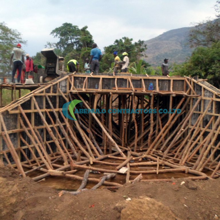 Construction of beam bridge and box culvert sat Kigoma Region